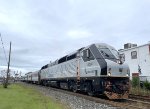 PL42AC # 4024 on NJT Train # 4351 at Bradley Beach Station 